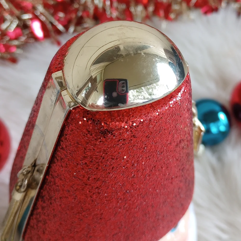 Kate Spade Christmas Santa Claus Gnome Crossbody Bag - Picture 12 of 14